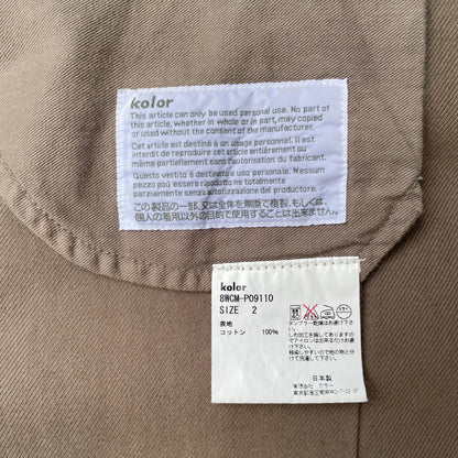 Tuck Chino Pants Straight Khaki