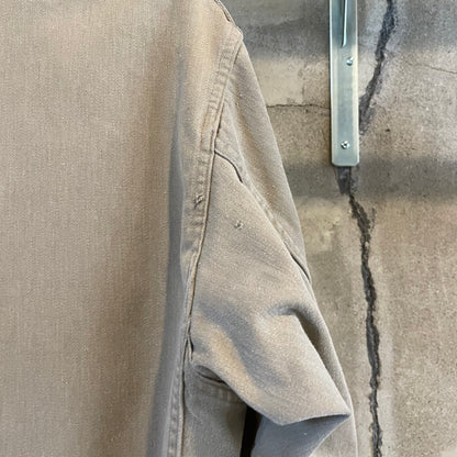 Bleached Zip Pocket Field Jacket Beige