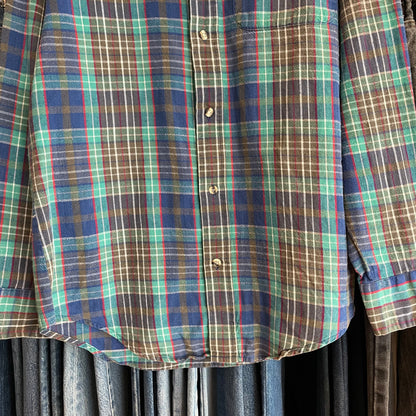 Plaid Shirt Multi Cotton