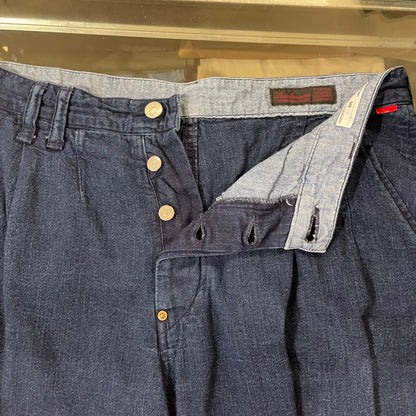 Navy Classic Half Pants