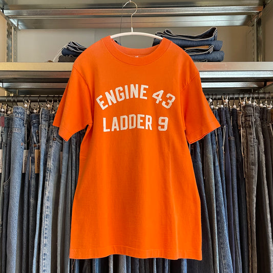 ENGINE 43 T-Shirt Orange Single Stitch