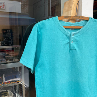 Henly Neck T-Shirt Blue
