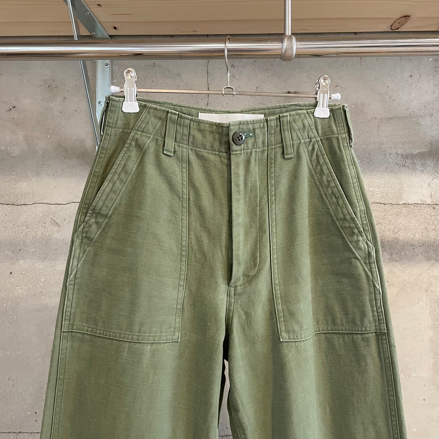 Patch Pocket Baker Pants Olive