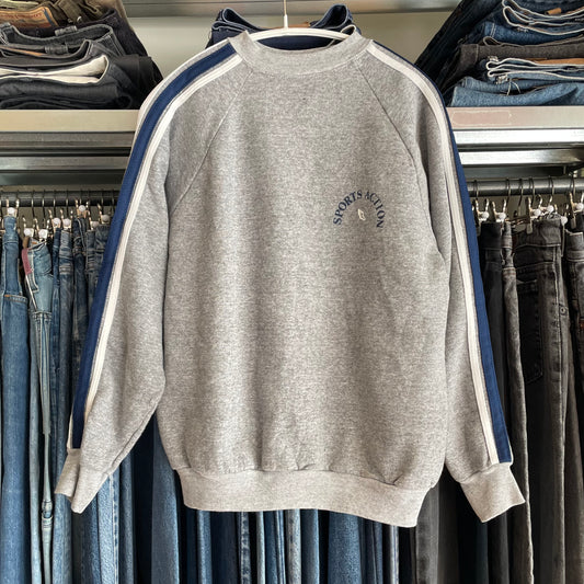 Sports Action Sweatshirt Gray