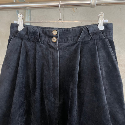 Pleated Shorts Black