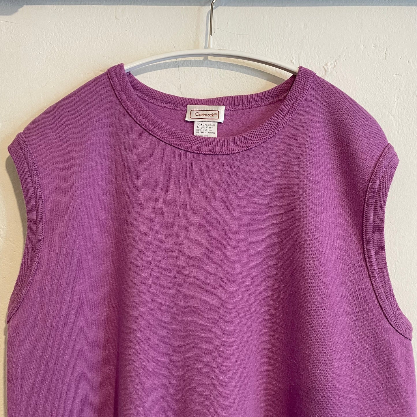 Sweat Vest Purple