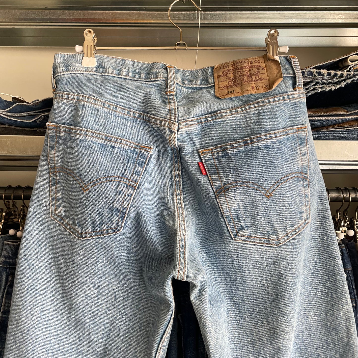 501 Jeans Regular Straight Light Wash