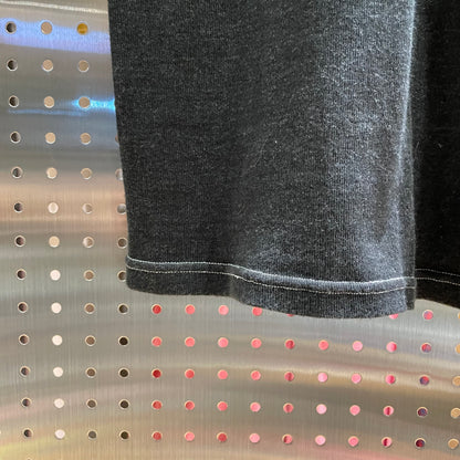 Dyed German Military U-Neck L/S T-Shirt Black