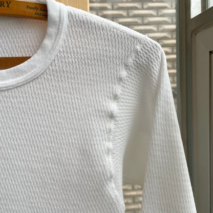Cotton/Polyester Thermal White