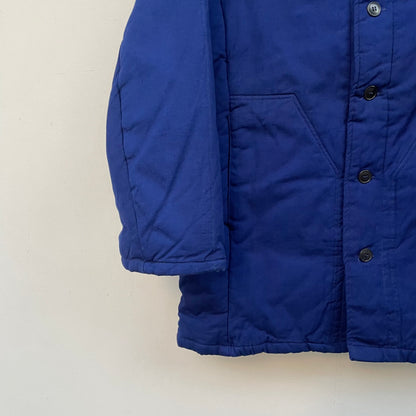 French Work Quilting Jacket Blue