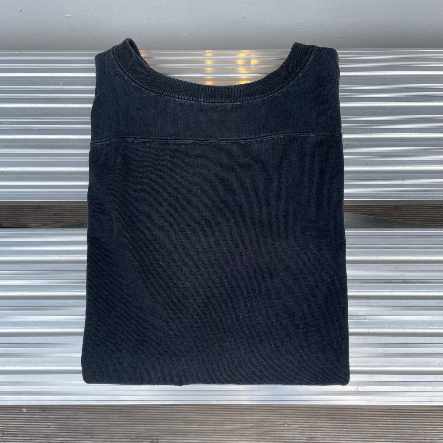 Football T-Shirt Long Sleeve Black