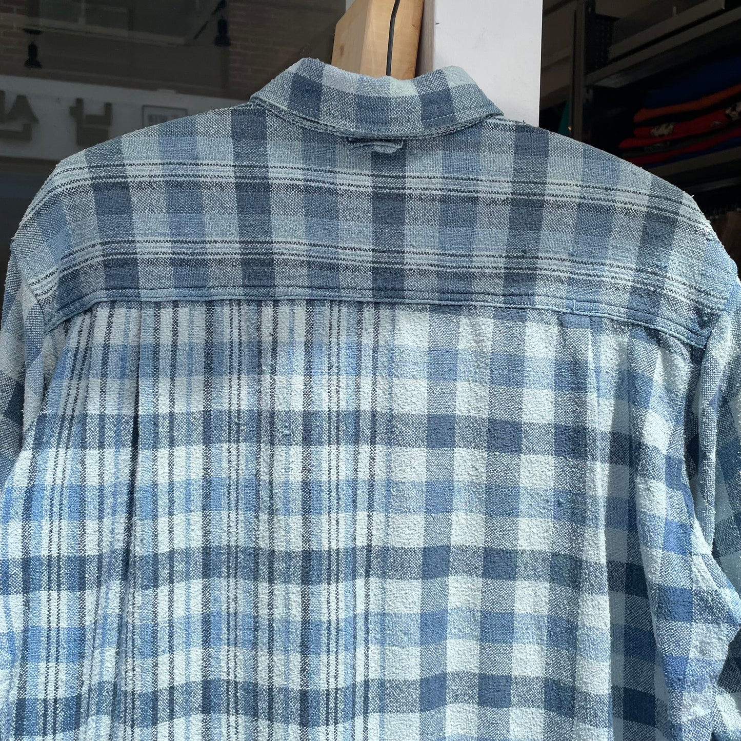 Check Coverall Blue