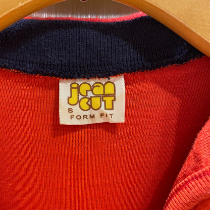 Knit Polo Shirt Red