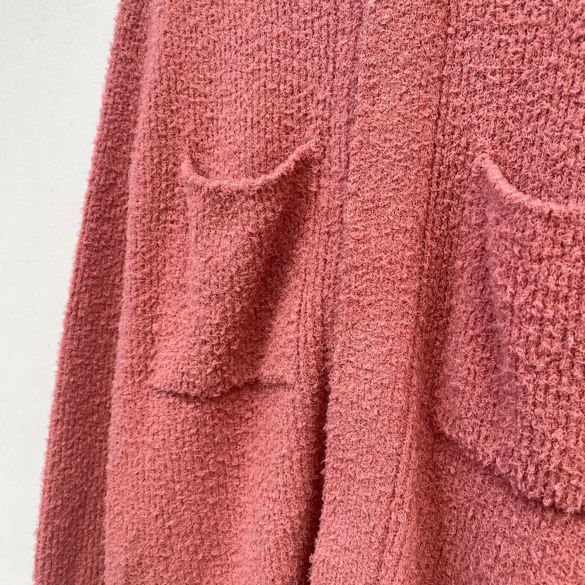 Shaggy Cardigan Pink