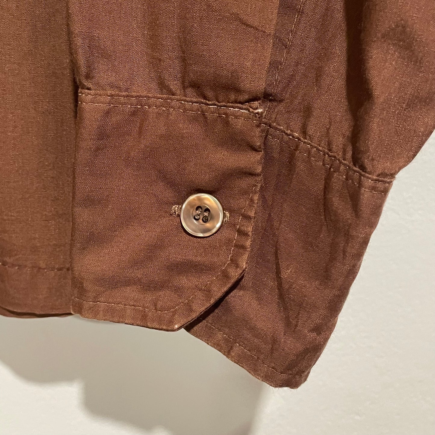 Box Sihouette Shirt Brown