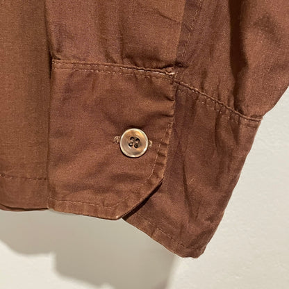 Box Sihouette Shirt Brown