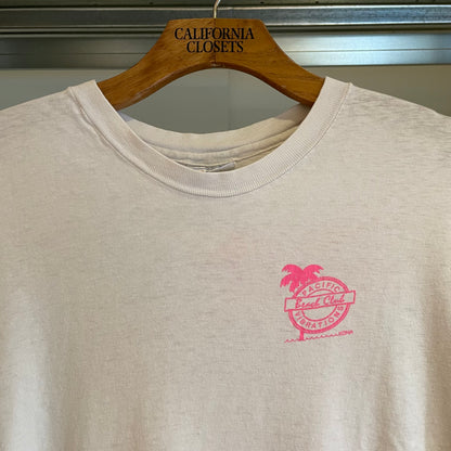 Pacific Beach Club Palm Graphic Tee White