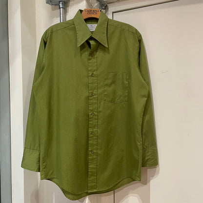 Dacron / Cotton Long Sleeve Shirt Green
