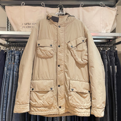 Beige Fleece Lined Parka