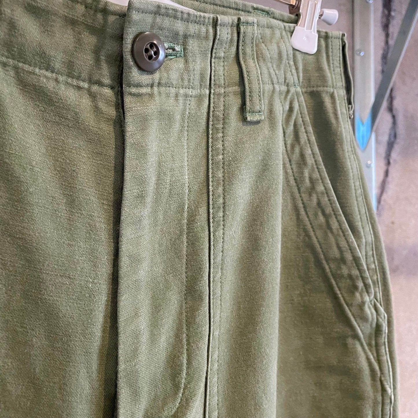 Patch Pocket Baker Pants Olive