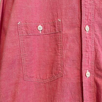 Pink Chambray Work Shirt