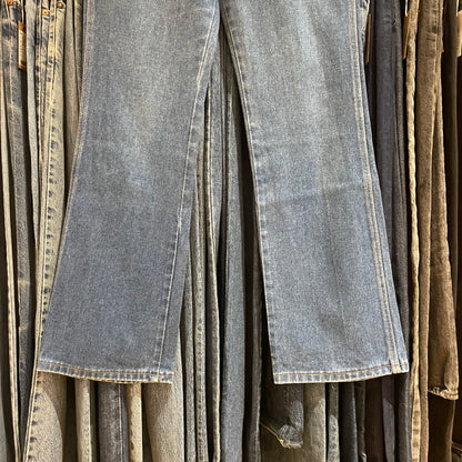 Regular Straight Jeans Mid Wash Blue Talon Zip