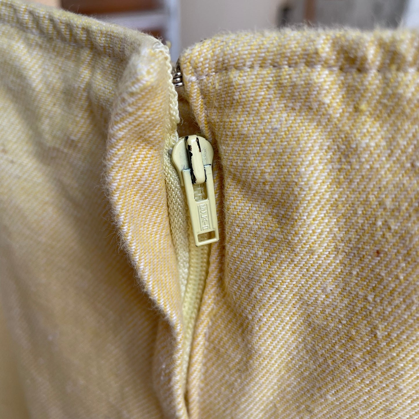Euro Vintage Flare Pants Yellow