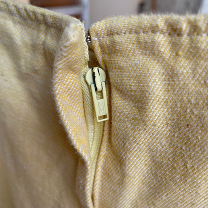 Euro Vintage Flare Pants Yellow