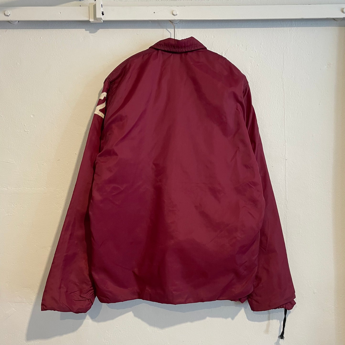 Y-Teen Jacket Sherry Maroon Patched Nylon