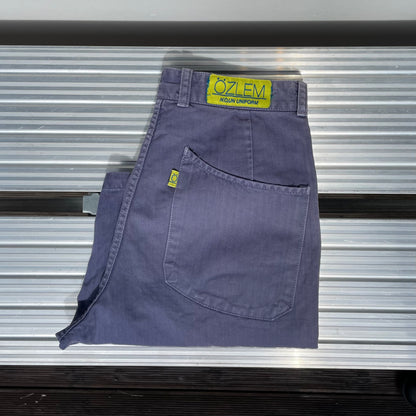 Herringbone Shorts Blue