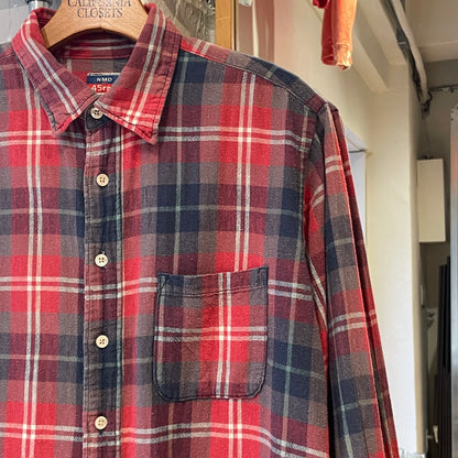 Plaid Check Shirt Red