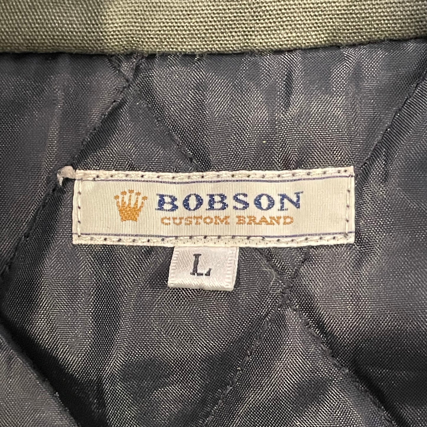 Olive Quilted Canvas Utility Jackey