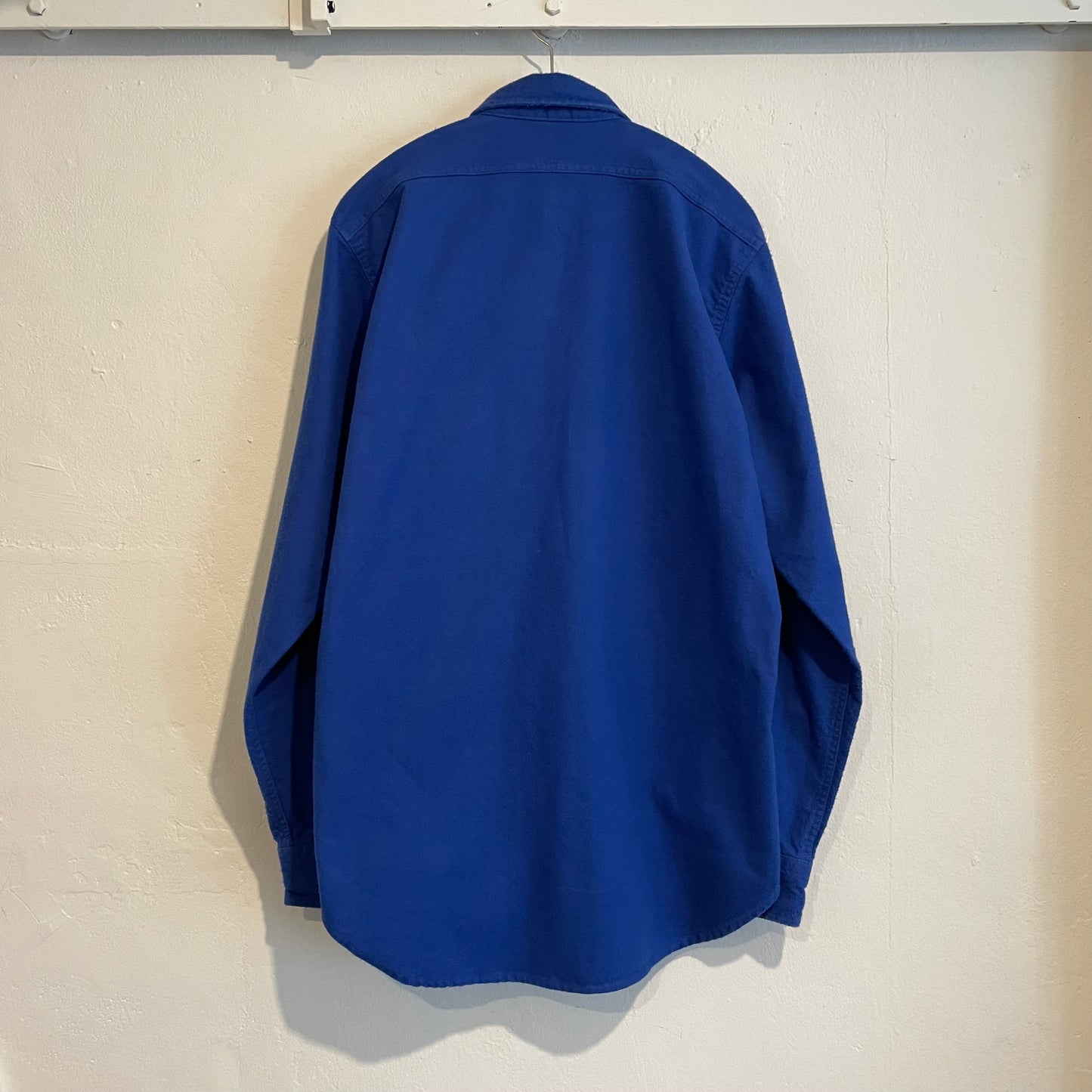 Chamois Cloth Shirt Bluegrey
