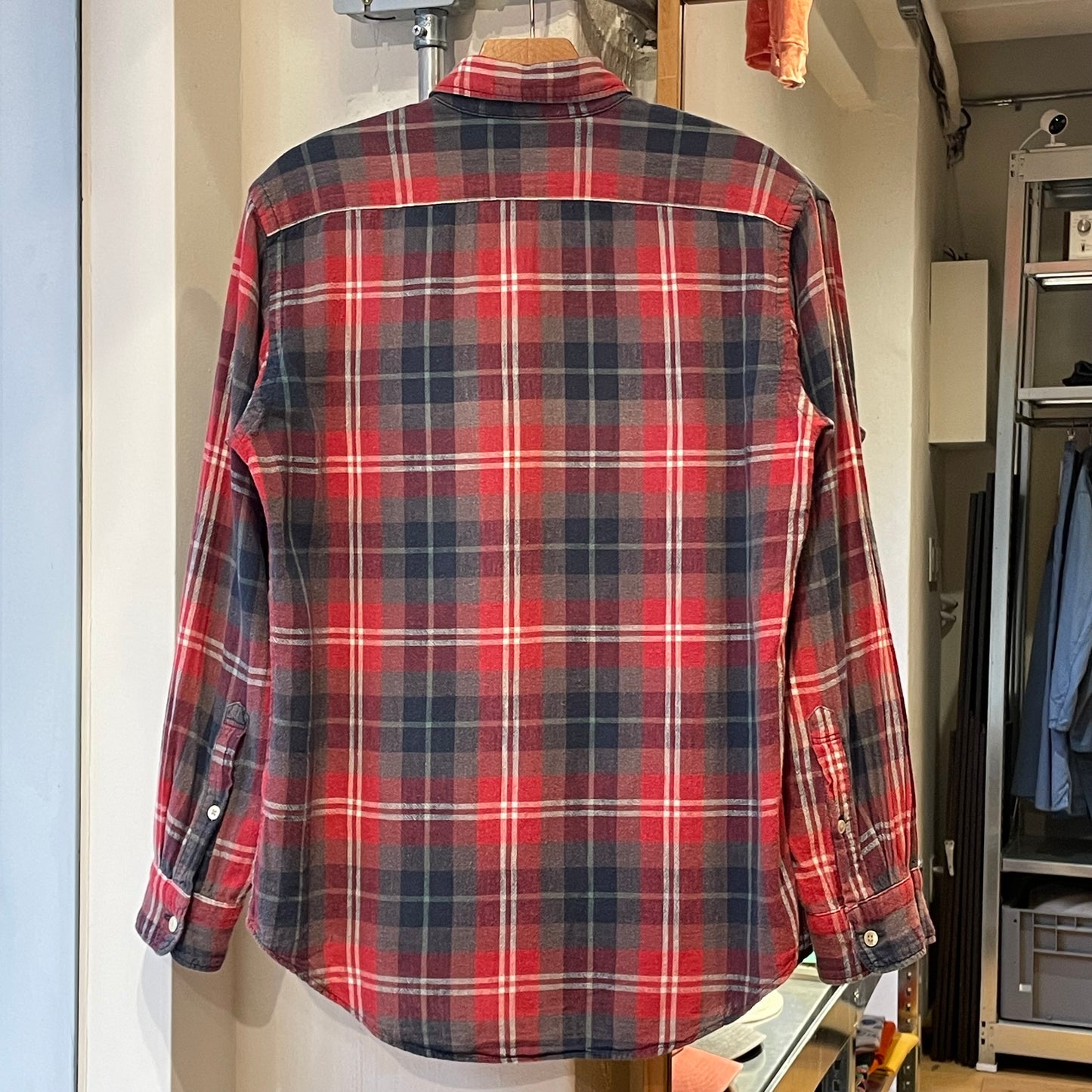 Plaid Check Shirt Red