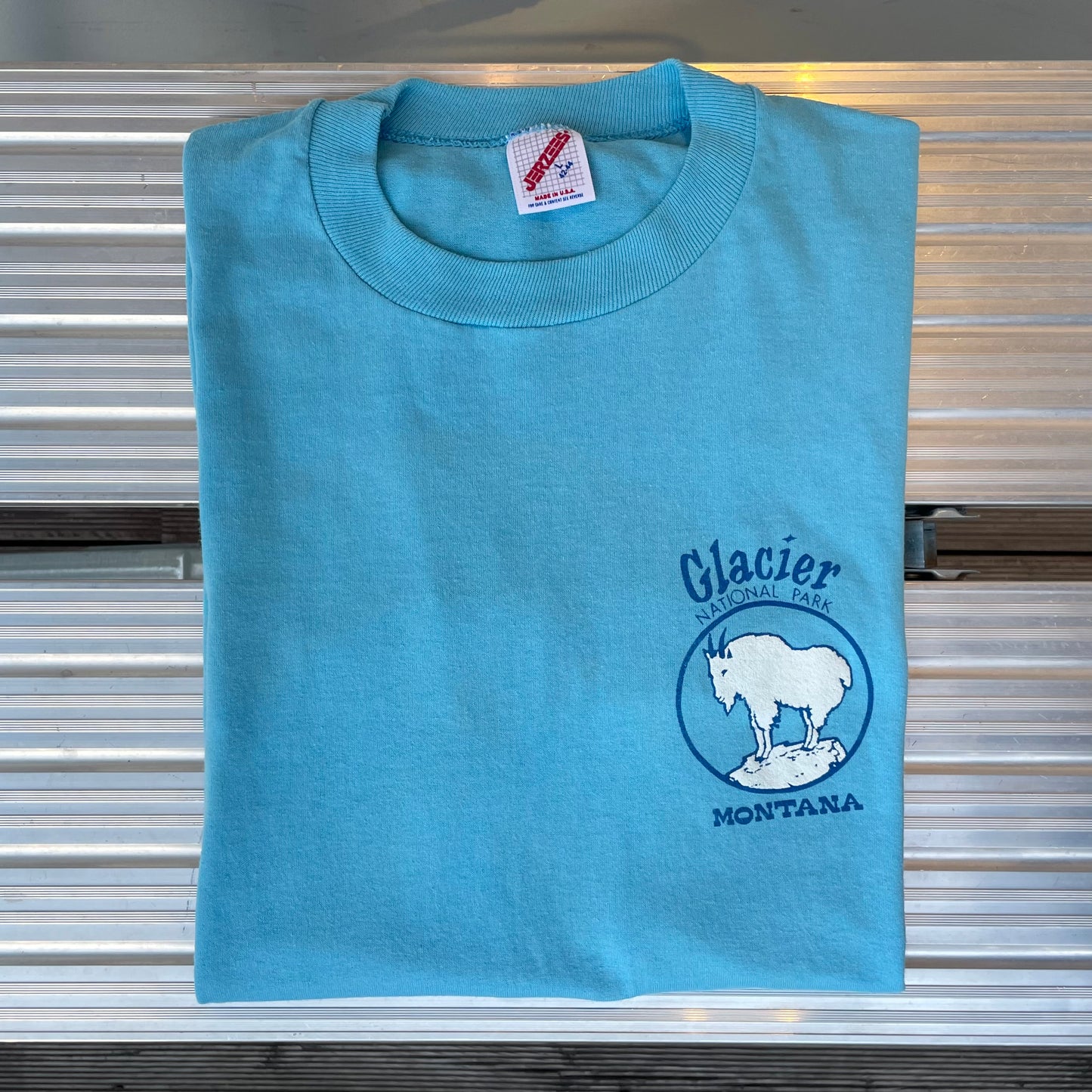 Sheep Graphic T-Shirt Blue