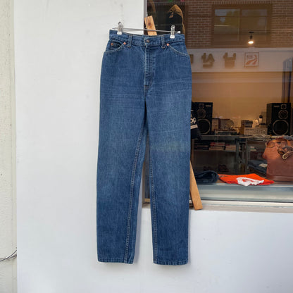 25035 0214 Zipper Fly Jeans Straight Blue