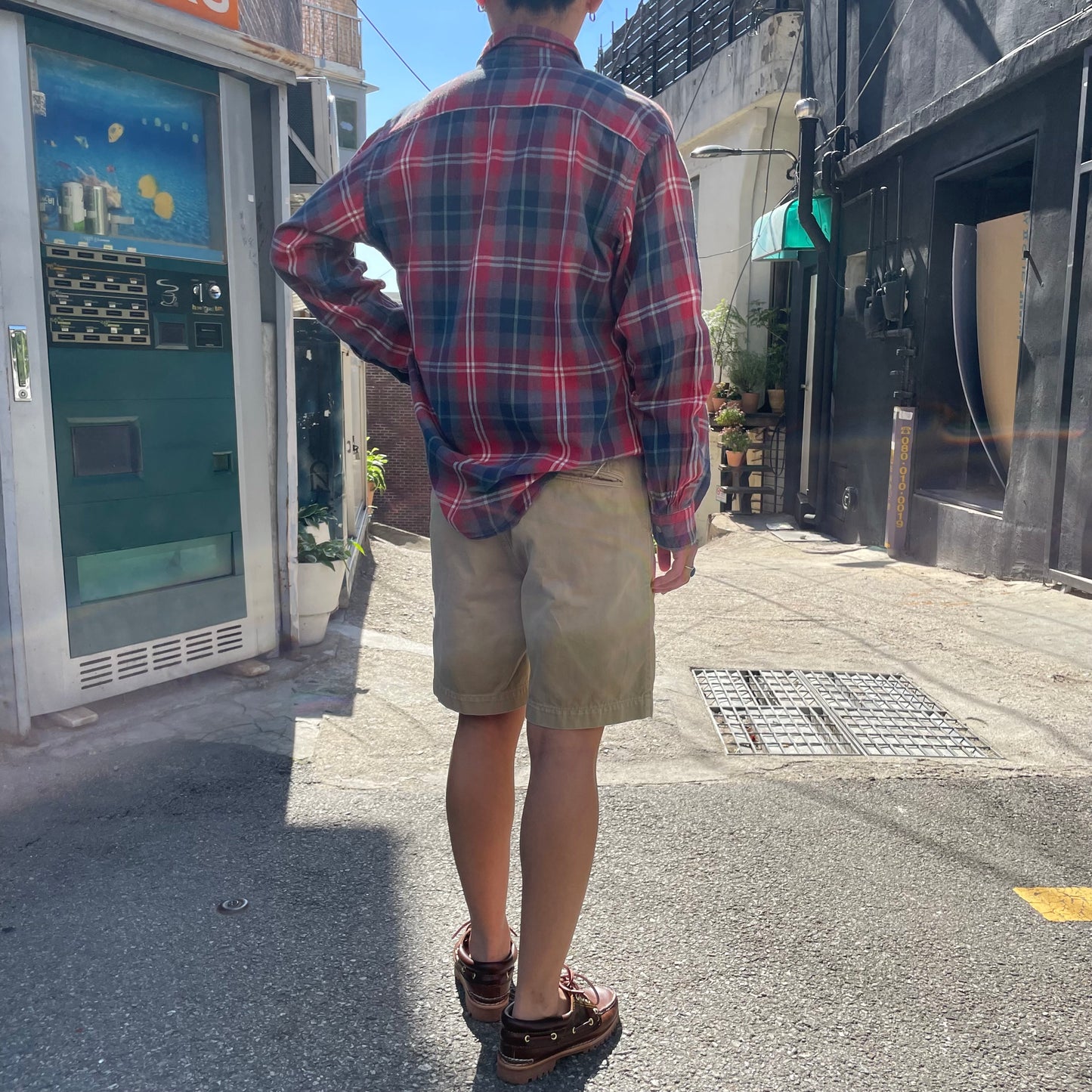 Plaid Check Shirt Red