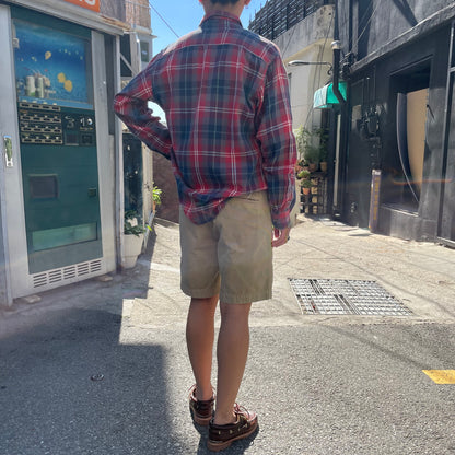 Plaid Check Shirt Red