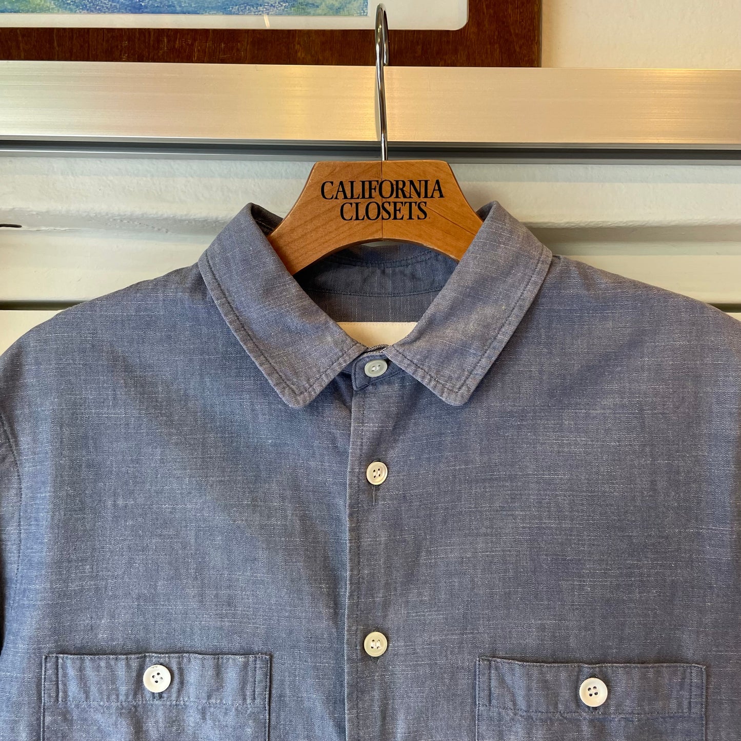 Chambray Shirt Blue