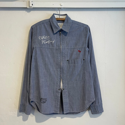 El Rito Zip Chore Jacket Blue Universal Zip