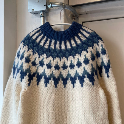 Lopapeysa Knit Sweater Blue
