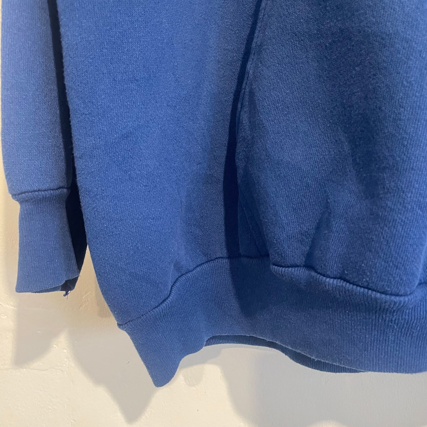 Raglan Blank Hoodie Blue