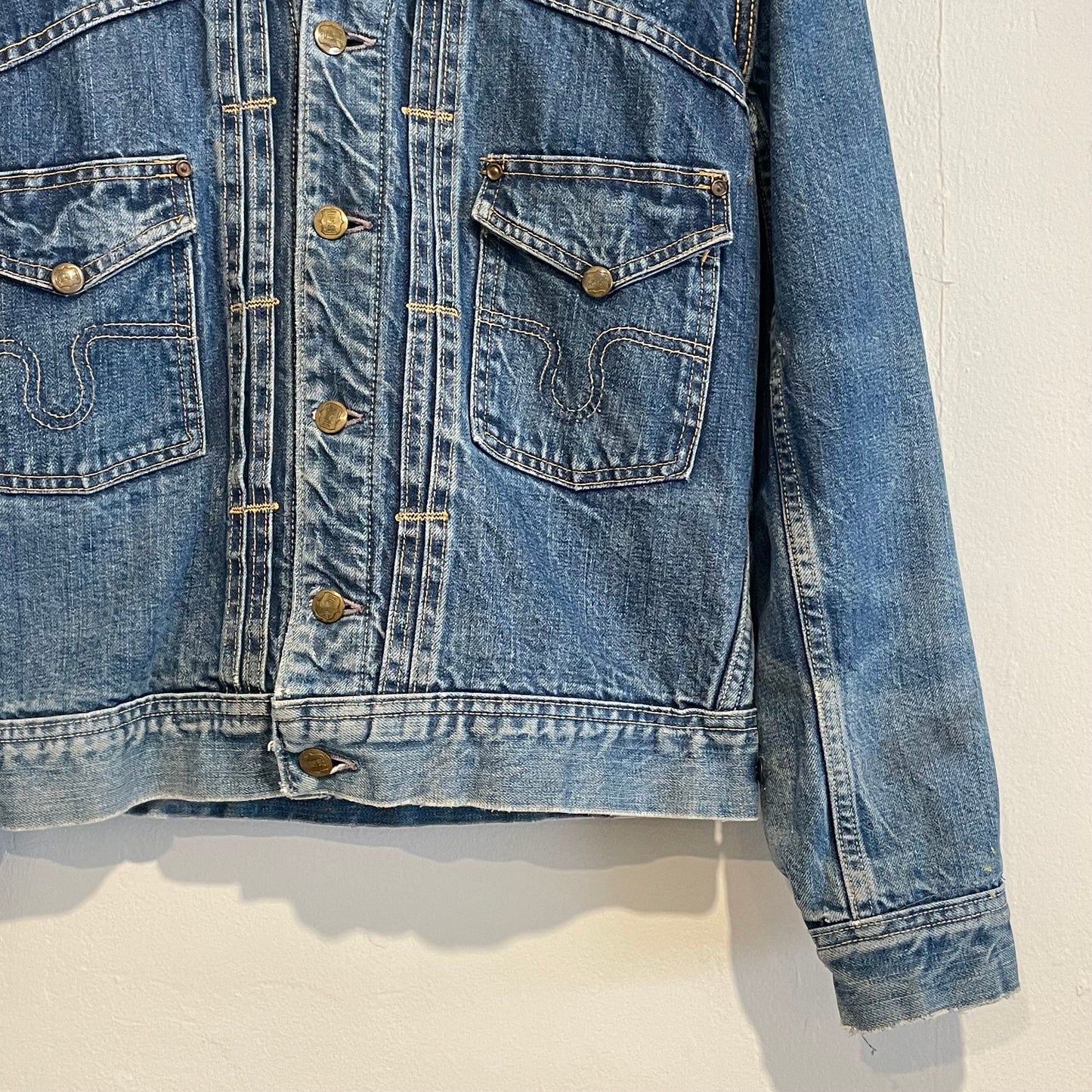 50s Rare Denim Jacket Blanket Lined
