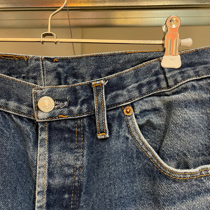 501 Jeans Regular Medium Straight Washed Blue