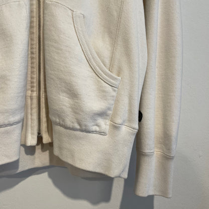 Full Zip Pocket Hoodie Cream Waldes Zip