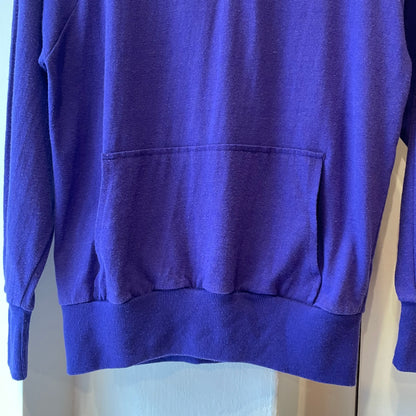 Raglan Long Sleeve Polo Shirt Purple