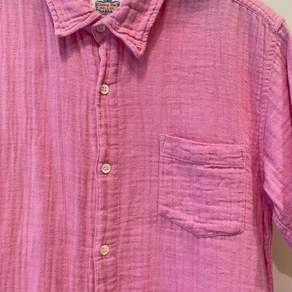 Gauze Short Sleeve Shirt Pink