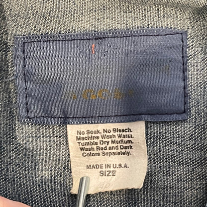 Faded Denim Jacket w/Ideal Zipper