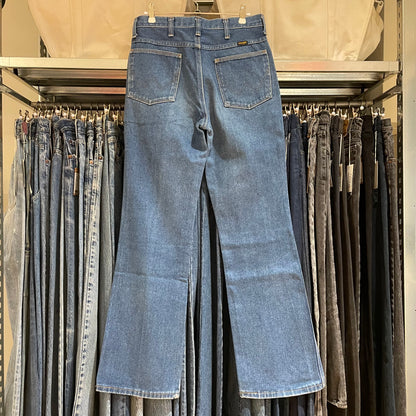 Regular Straight Jeans Mid Wash Blue Talon Zip