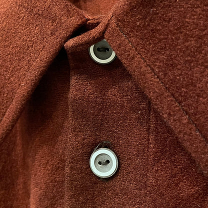 Velour Polo Shirt Burgundy